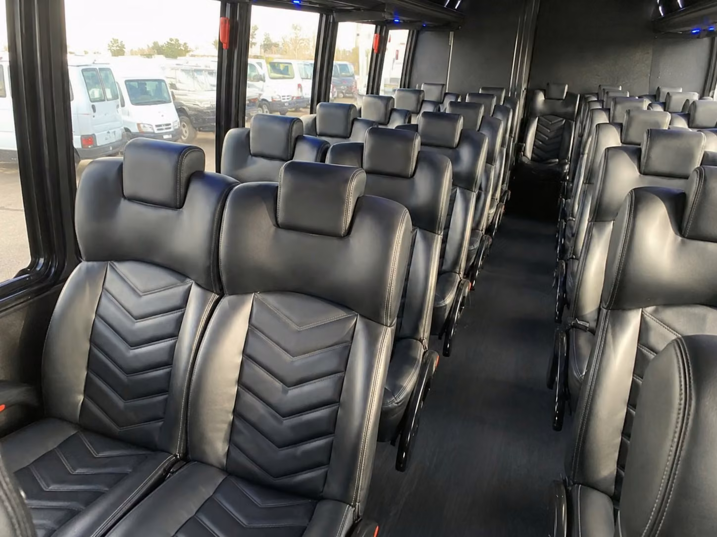 18 passenger minibus inside