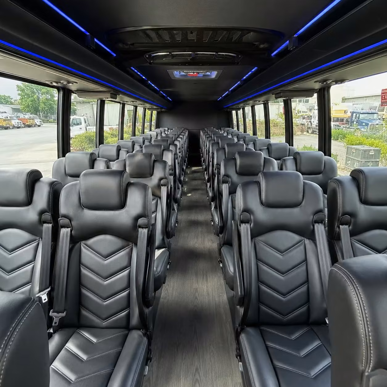 25 passenger minibus inside