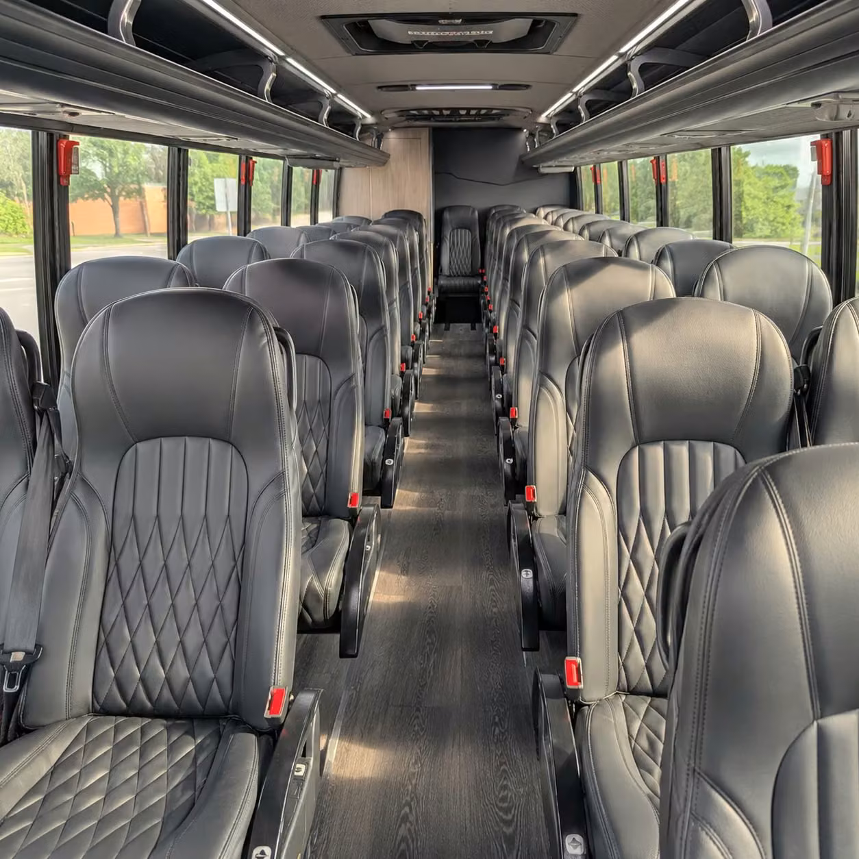 30 passenger minibus inside