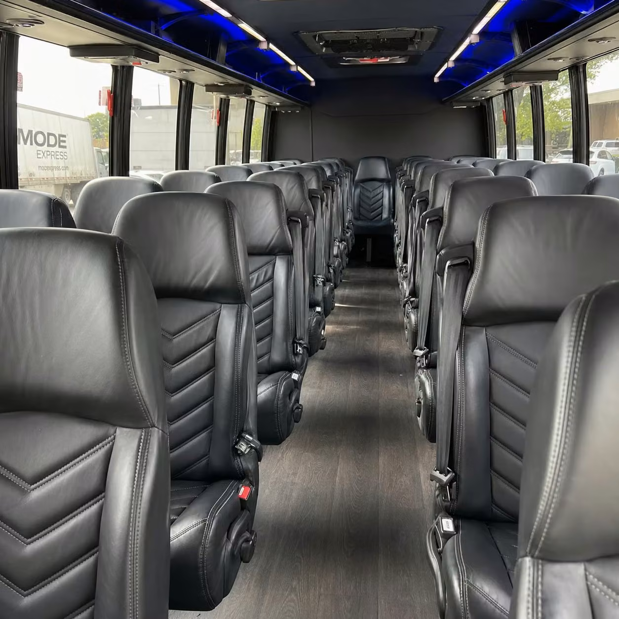 35 passenger minibus interior