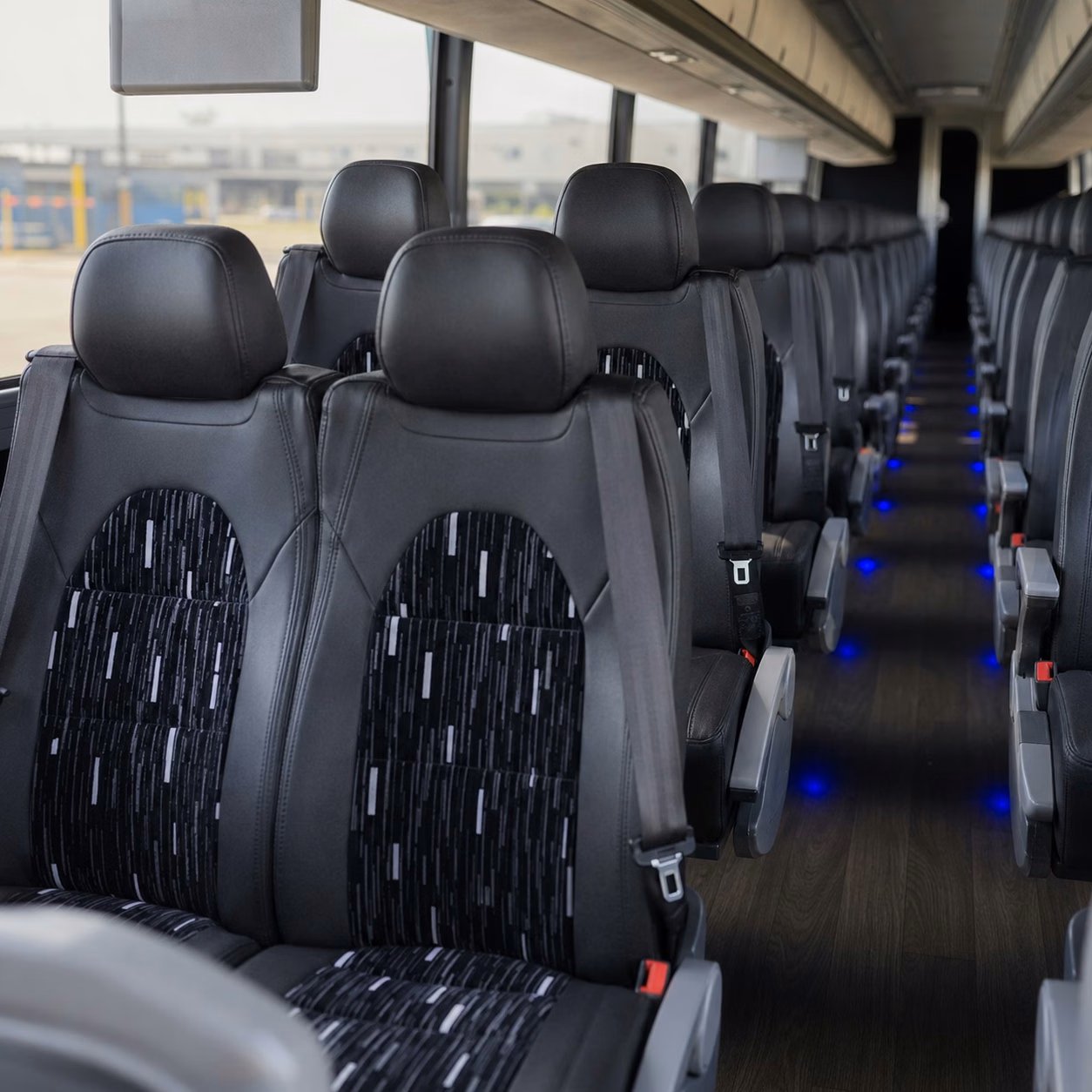 brooklyn charter bus interior