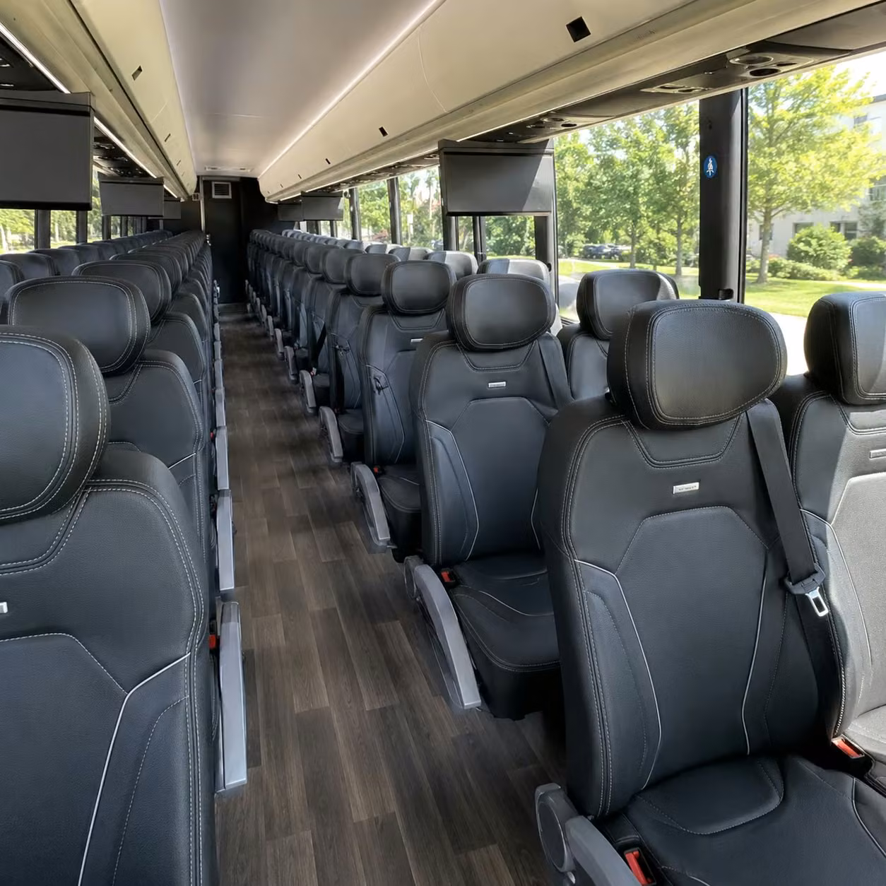 brooklyn charter bus rental inside
