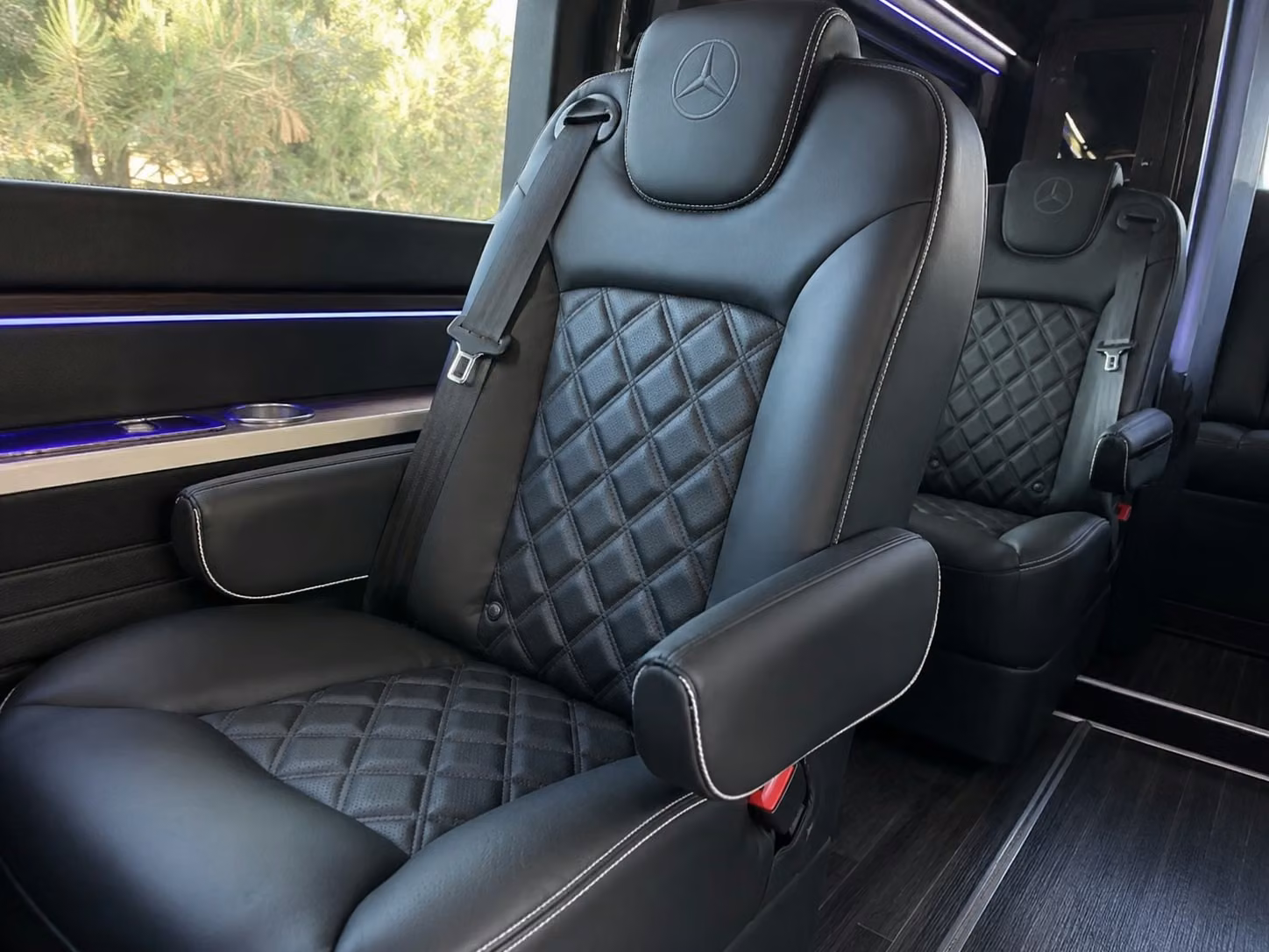 sprinter van with driver interior